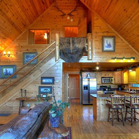 The View Sweeping Mountain Views Gas Fireplace Game Room Hot Tub بلو ريدج المظهر الخارجي الصورة