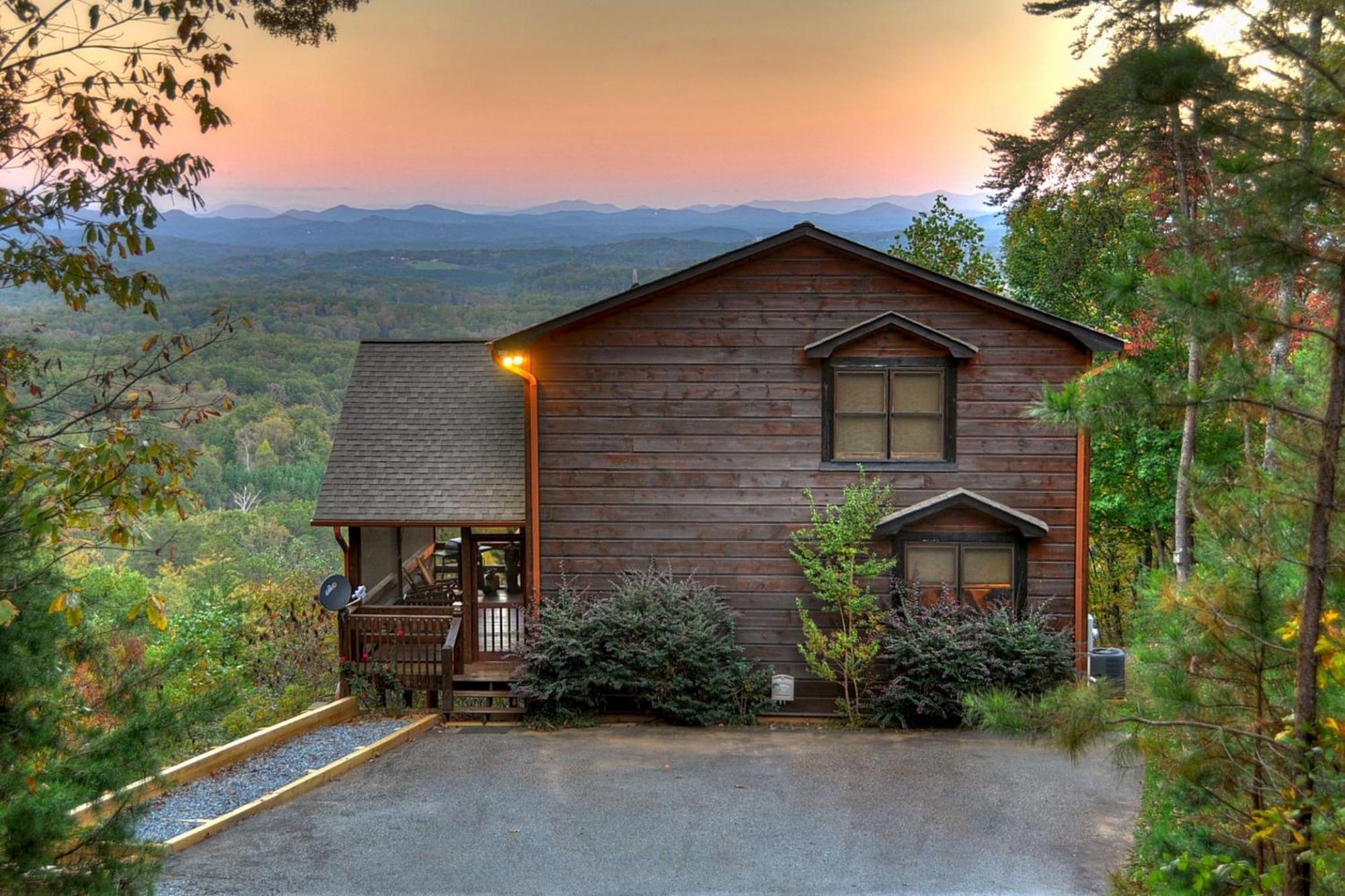 The View Sweeping Mountain Views Gas Fireplace Game Room Hot Tub بلو ريدج المظهر الخارجي الصورة