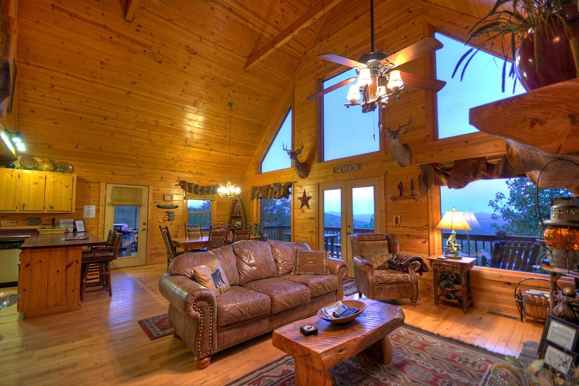 The View Sweeping Mountain Views Gas Fireplace Game Room Hot Tub بلو ريدج المظهر الخارجي الصورة
